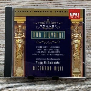 Mozart Wiener Philharmoniker Riccardo Muti – Don Giovanni - Highlights [1991 CD]